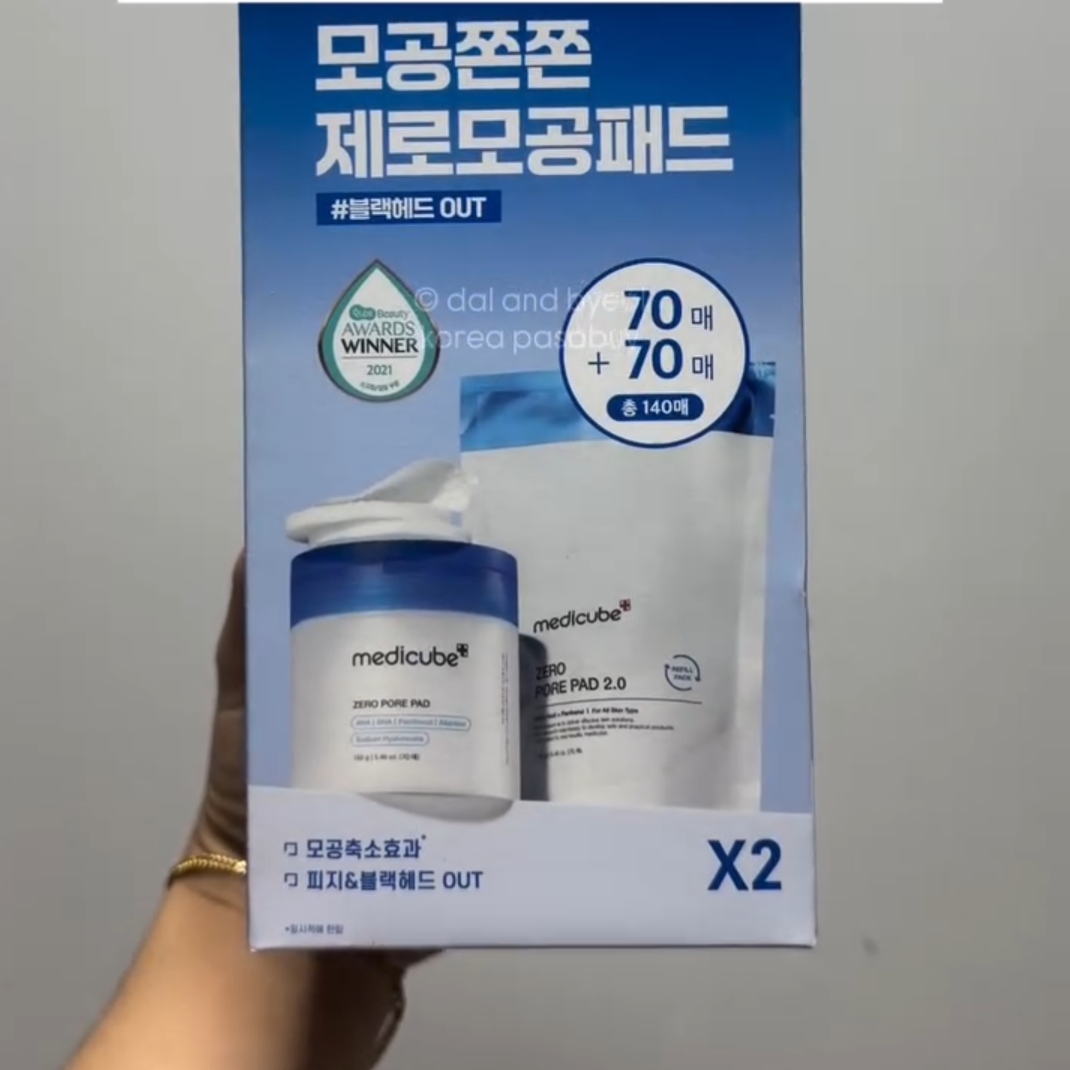 [OLIVEYOUNG] MEDICUBE Zero Pore Pad 70 Sheets +refill
