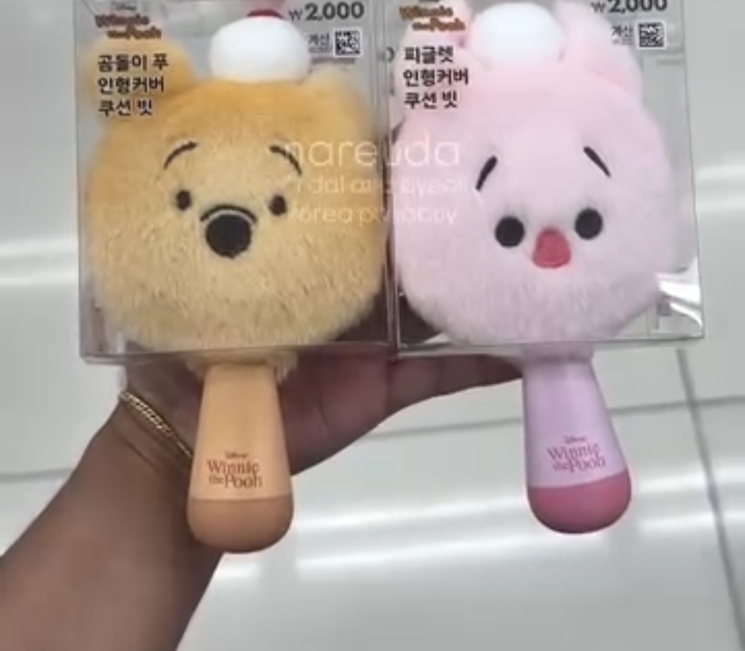 [DAISO] PIGLET Hair Brush
