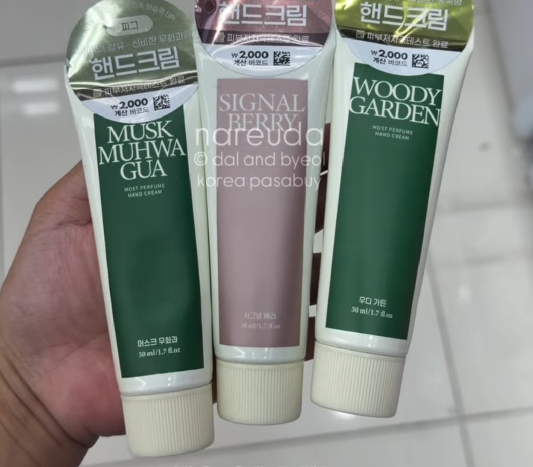 [DAISO] DAILYCOMMA Hand Creams Musk Muhwagua 50ml