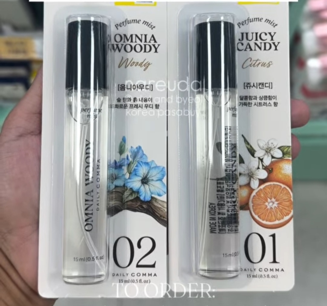 [DAISO] DAILYCOMMA Perfume Mist Omnia Woody 02 15ml