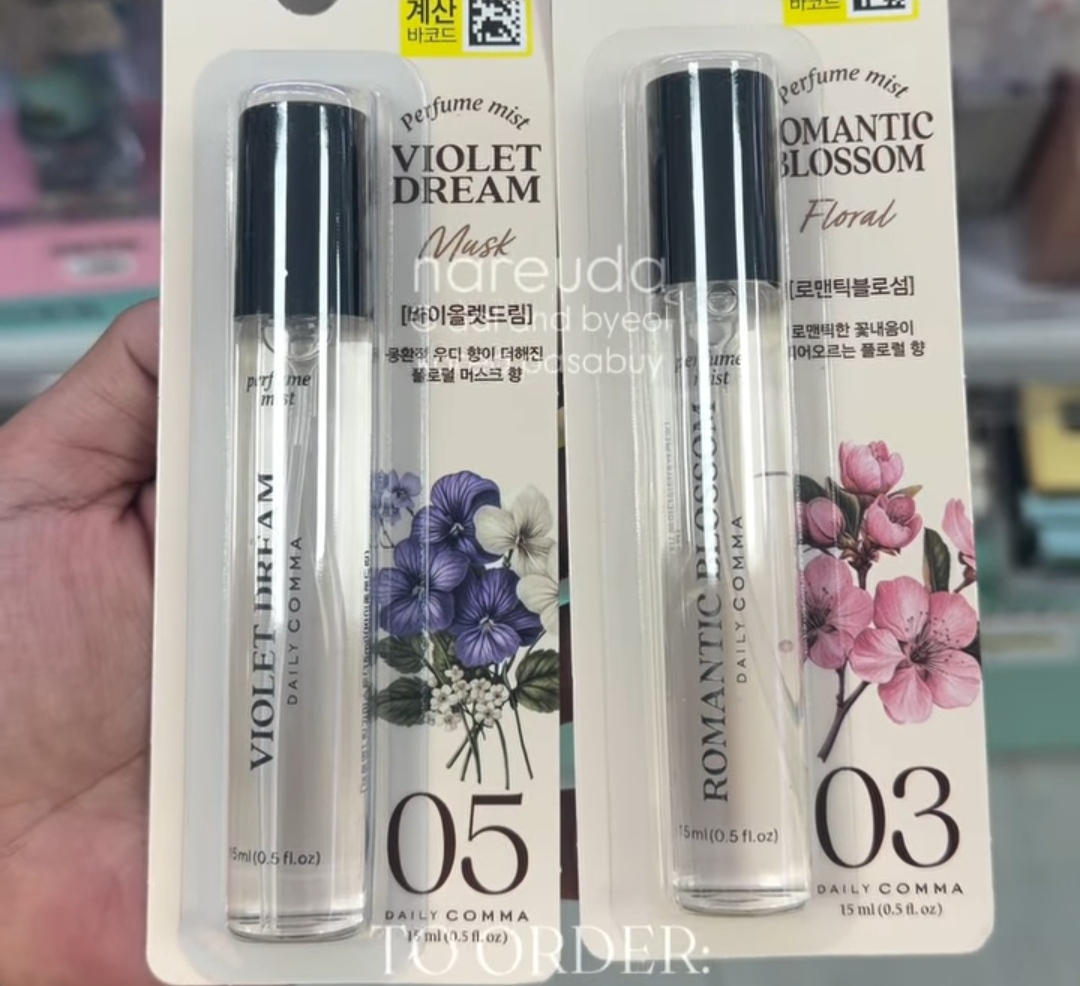 [DAISO] DAILYCOMMA Perfume Mist Violet Dream 05 15ml
