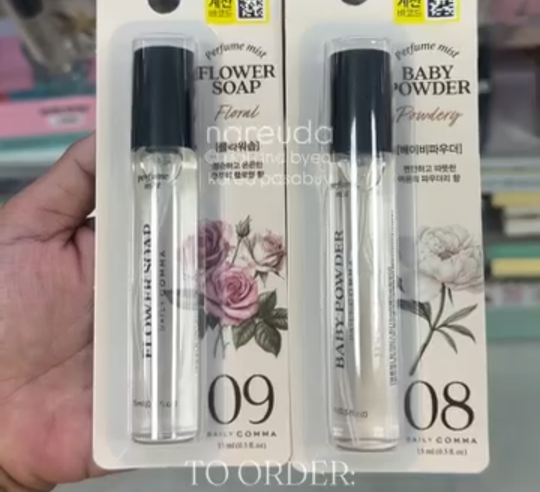 [DAISO] DAILYCOMMA Perfume Mist Flower Soap 09 15ml