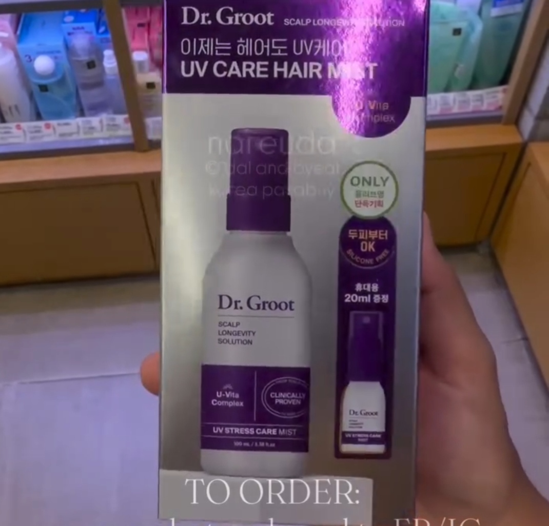 [OLIVEYOUNG] DR.GROOT UV Care Hair Mist 100ml +fb