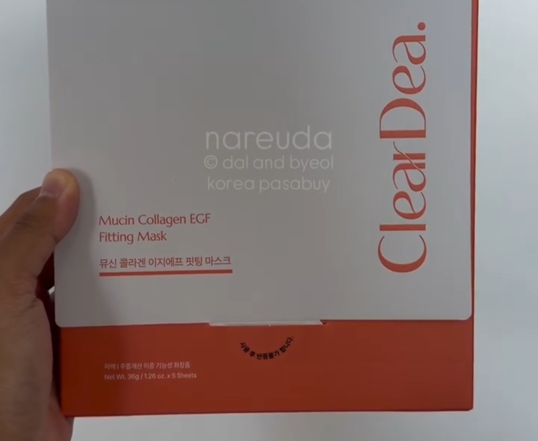 [CLEARDEA] CLEARDEA Mucin Collagen Fitting Mask 5sheets