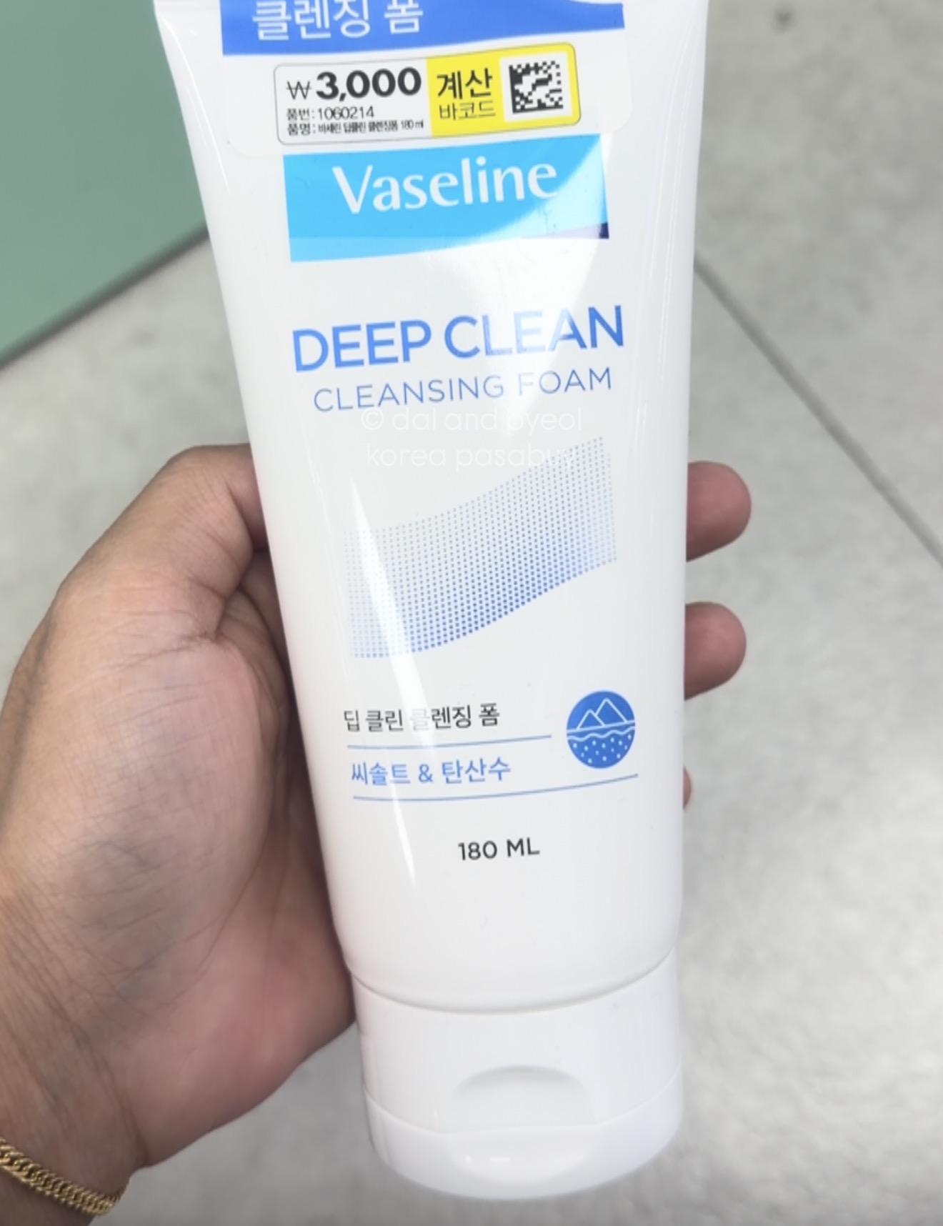 [DAISO] VASELINE Cleansing Foam - Deep Clean