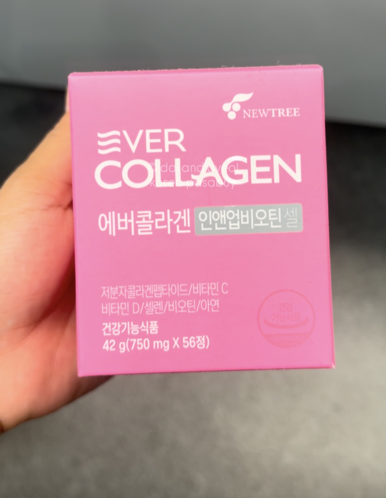 [OLIVEYOUNG] EVERCOLLAGEN In & Up Biotin Cell - 56 Tablets