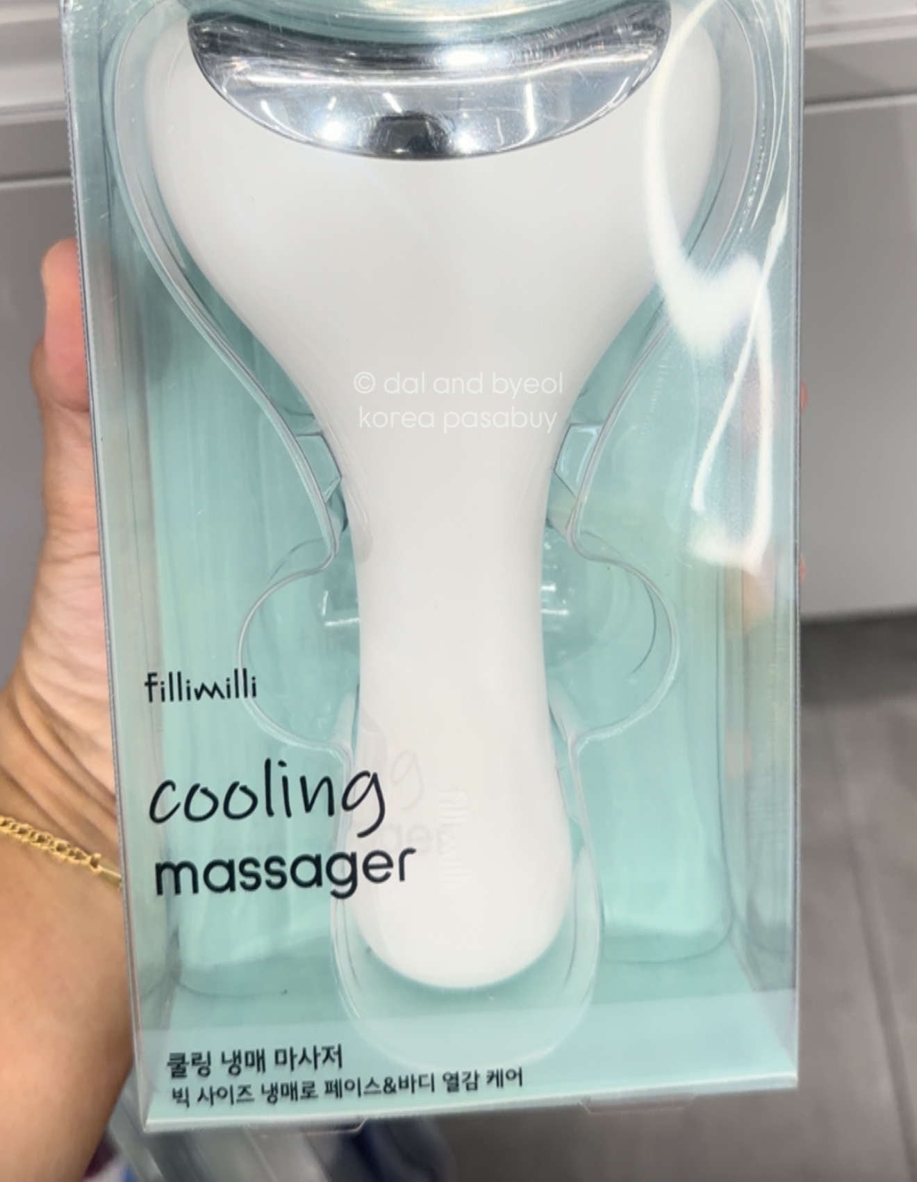 [OLIVEYOUNG] FILLIMILLI Cooling Face Massager with Handle