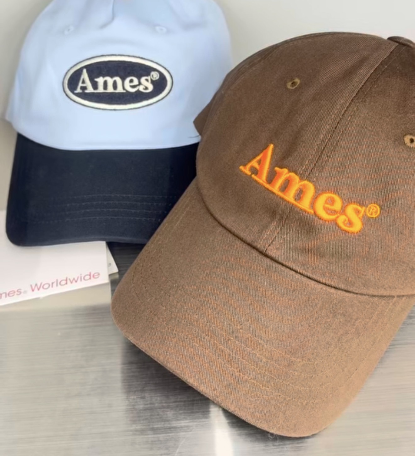 [AMES] Cap (Brown)
