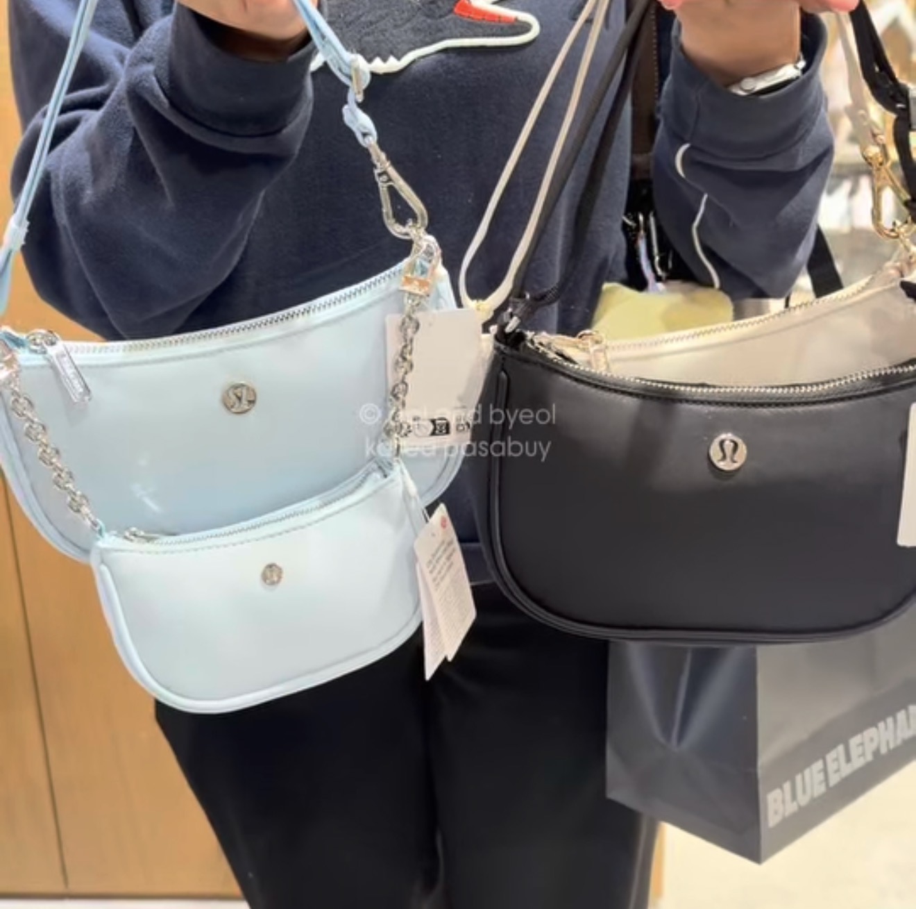 [LULULEMON] City Essential Mini Shoulder Bag ( Black )