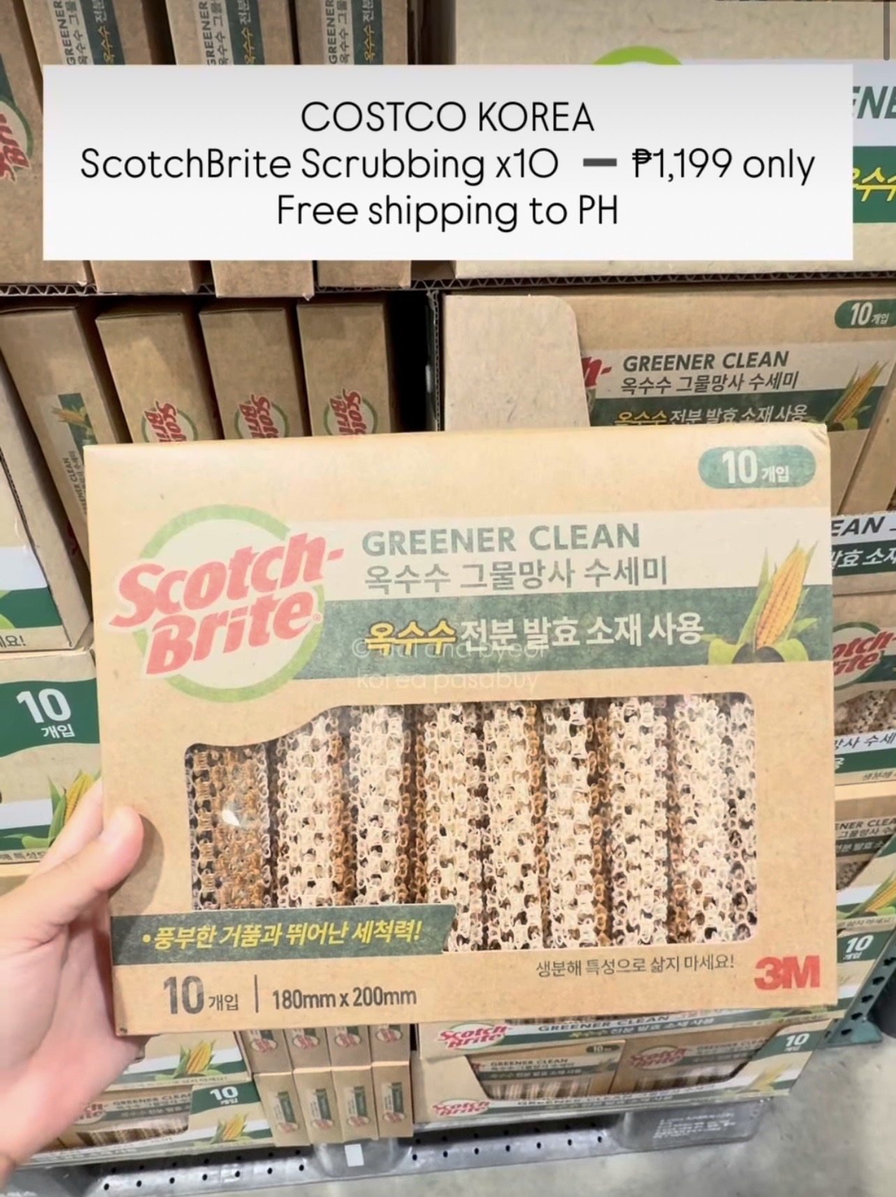 [COSTCO] ScocthBrite Scrubbing x10