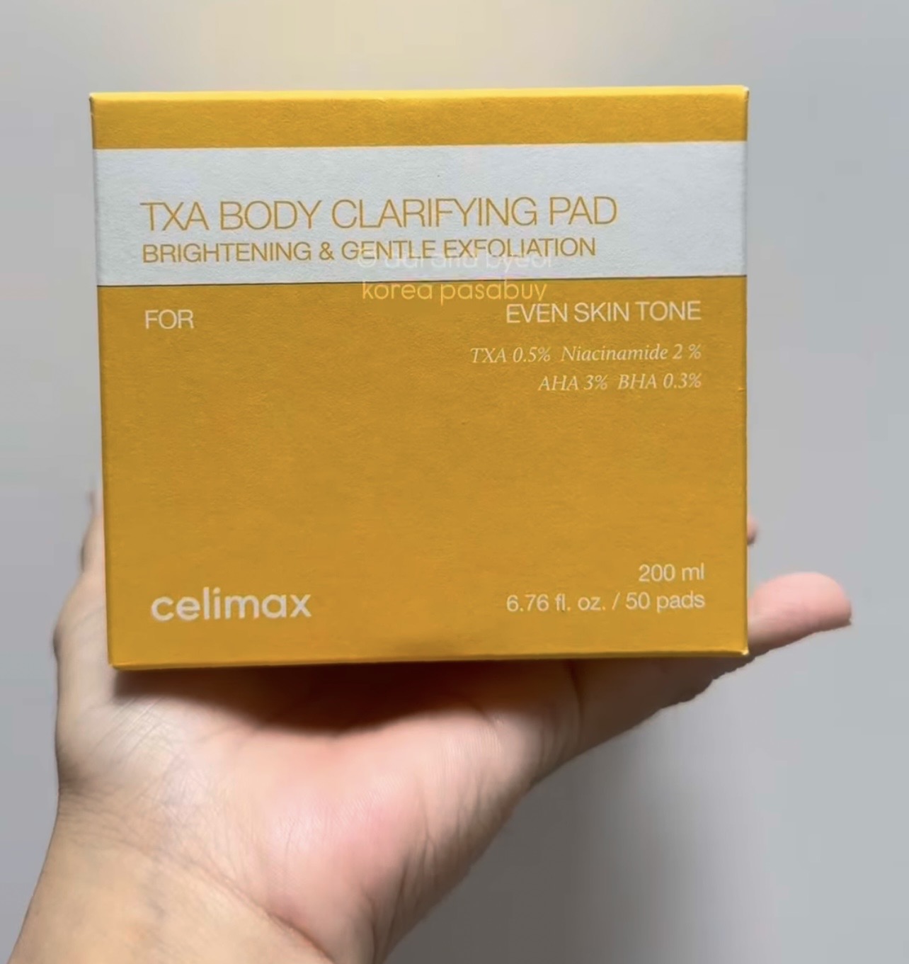 [OLIVEYOUNG] CELIMAX TXA Body Clarifying Pad 50pads