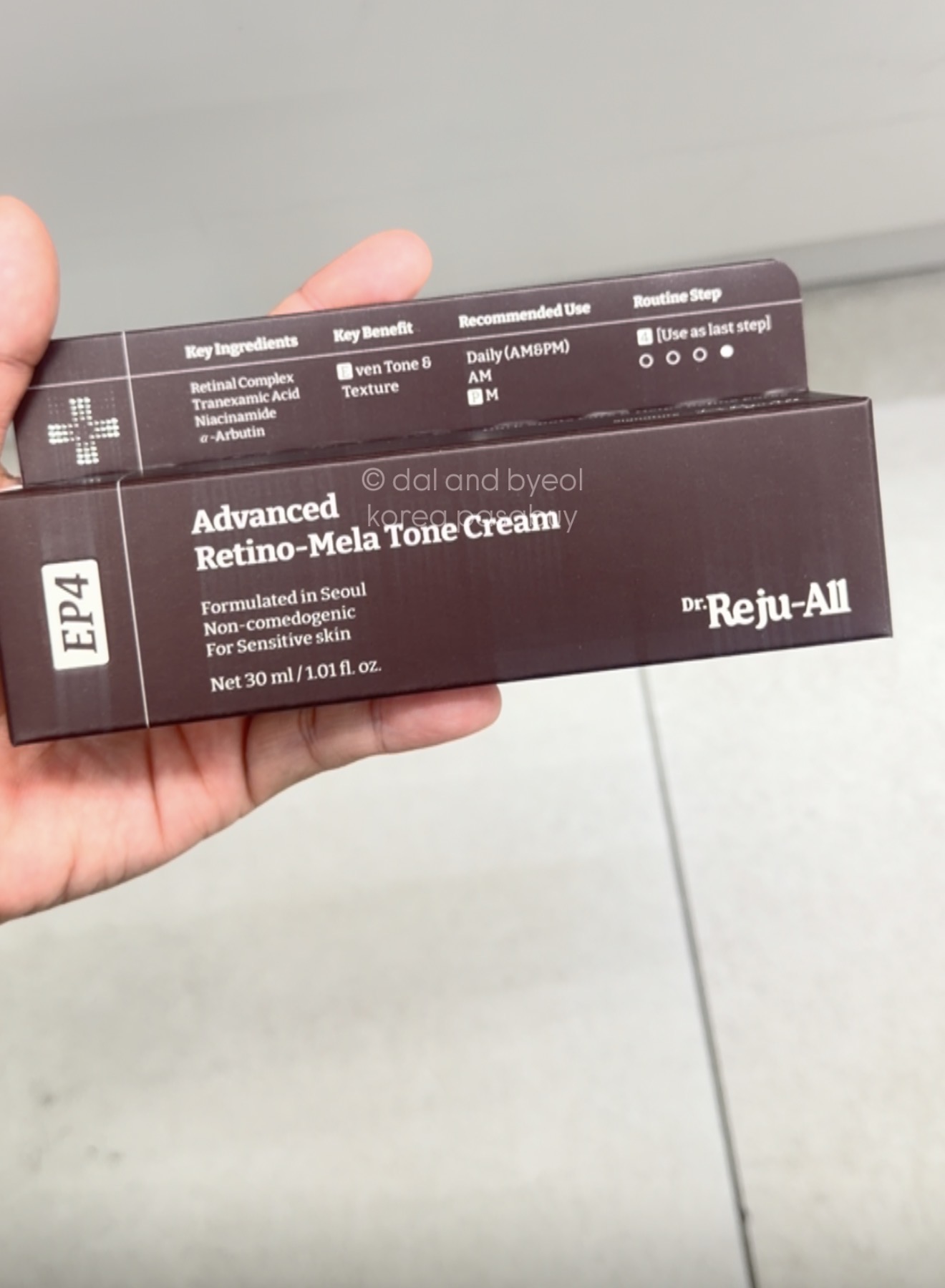 [PHARMACY] DR. REJU-ALL EP4 Advanced Retino-Mela Tone Cream 30ml